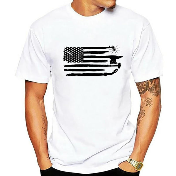 Men's Short Sleeve T-Shirt - Patriotic Pride 9 USA Flag Options