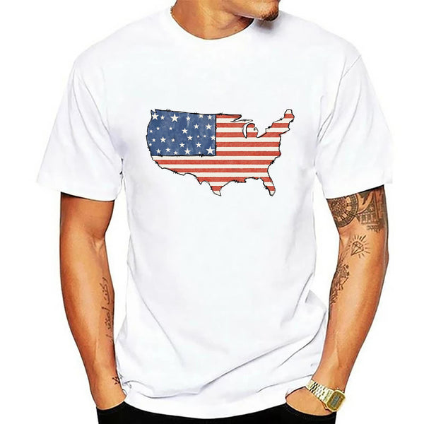 Men's Short Sleeve T-Shirt - Patriotic Pride 9 USA Flag Options