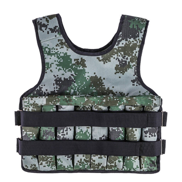 Camouflage Adjustable Weight Workout Vest