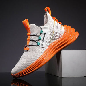 Casual Shoes Running Shoes Men'S Summer Fashion Sports Shoes Flying Woven Breathable Men'S Shoes