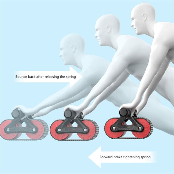 Automatic Rebound AB Roller - Double Wheel