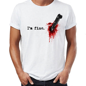 I'm Fine - Men's 3D Print T-Shirt