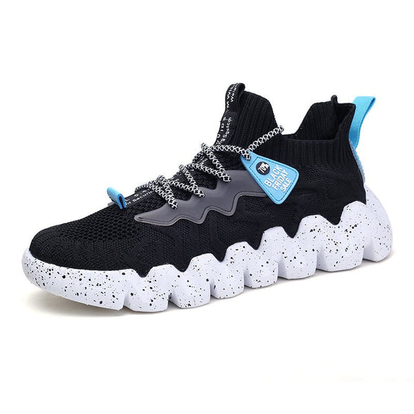 New Style Mesh Men'S Shoes, Sports Casual Shoes, Flying Woven Tide Shoes, Breathable Mesh Shoes
