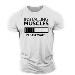 Installing Muscles - Men's Workout T-shirt