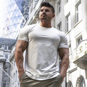 Short Sleeve Fashion Casual Workout Training Clothes Sports