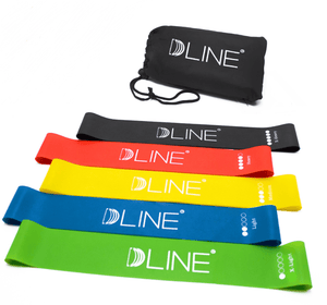 Resistance Bands Set (5) At Home Fitness & Yoga